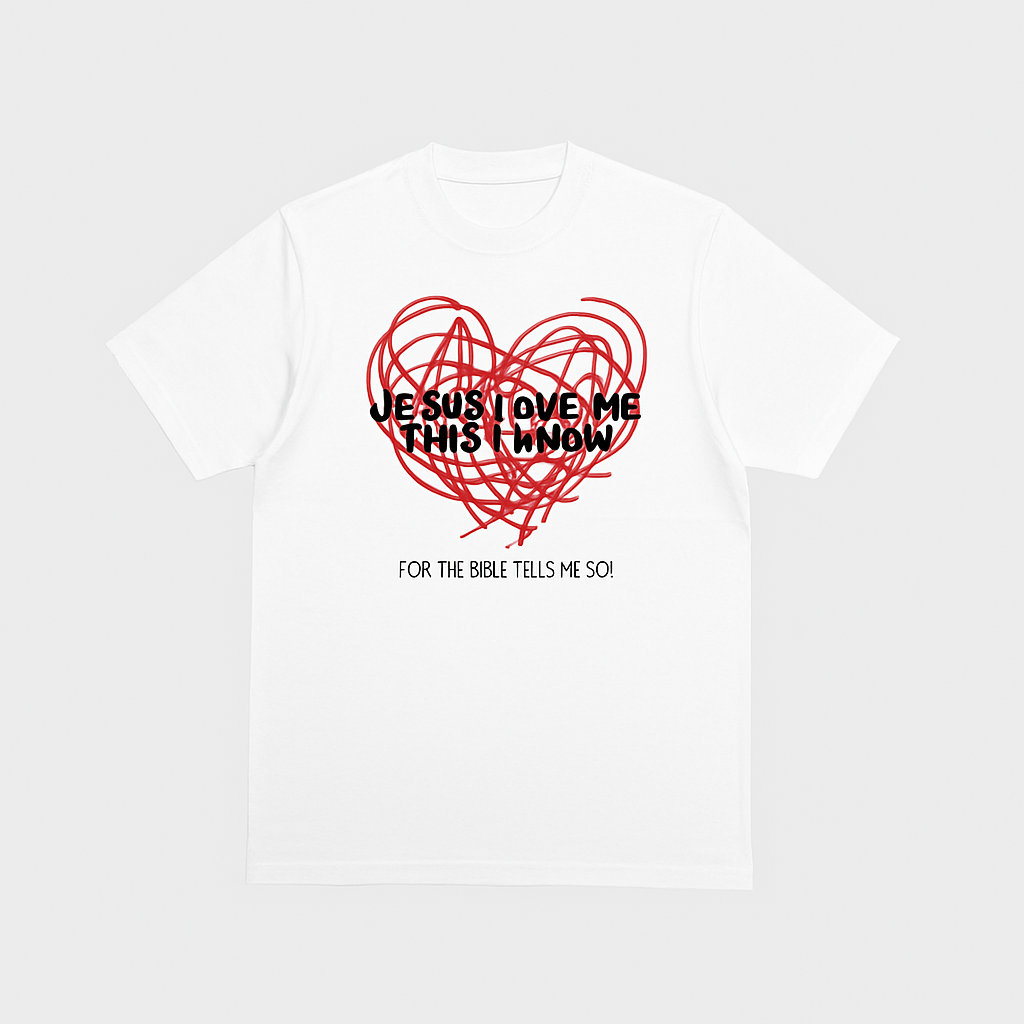 Jesus Loves Me This I Know – Christian Graphic T-Shirt